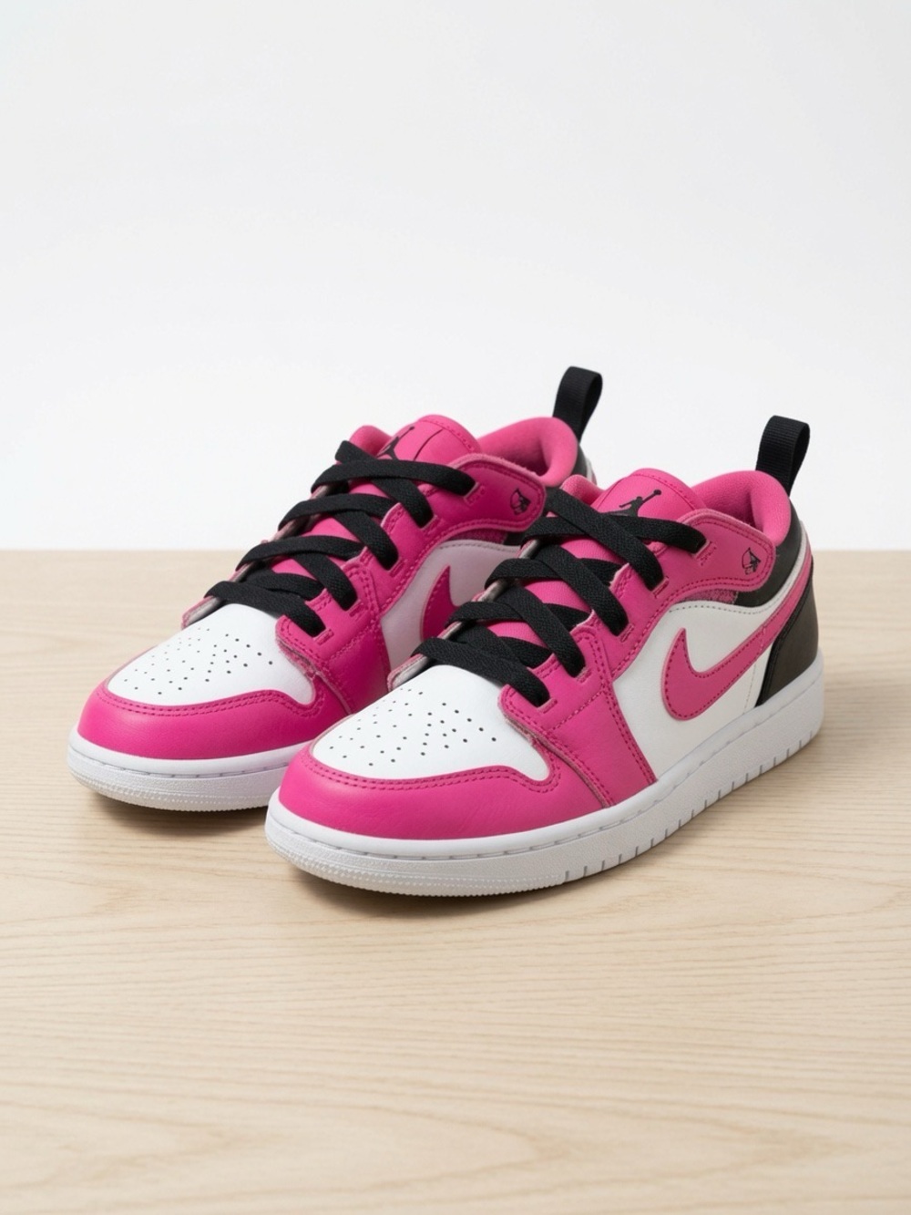Air Jordan 1 Low ALT “Fierce Pink” Girl’s Sneakers - Iconic Swoosh Design
